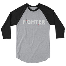 Load image into Gallery viewer, Fighter 3/4 sleeve raglan shirt