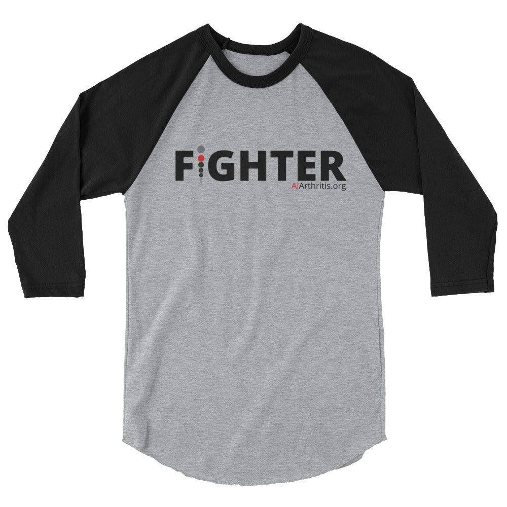 Fighter 3/4 sleeve raglan shirt