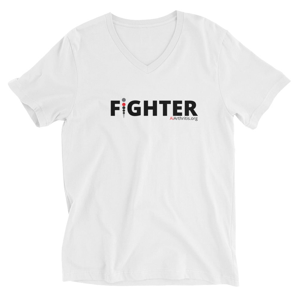 Fighter Unisex Short Sleeve V-Neck T-Shirt