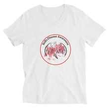 Load image into Gallery viewer, Still´s Disease Awareness Unisex Short Sleeve V-Neck T-Shirt
